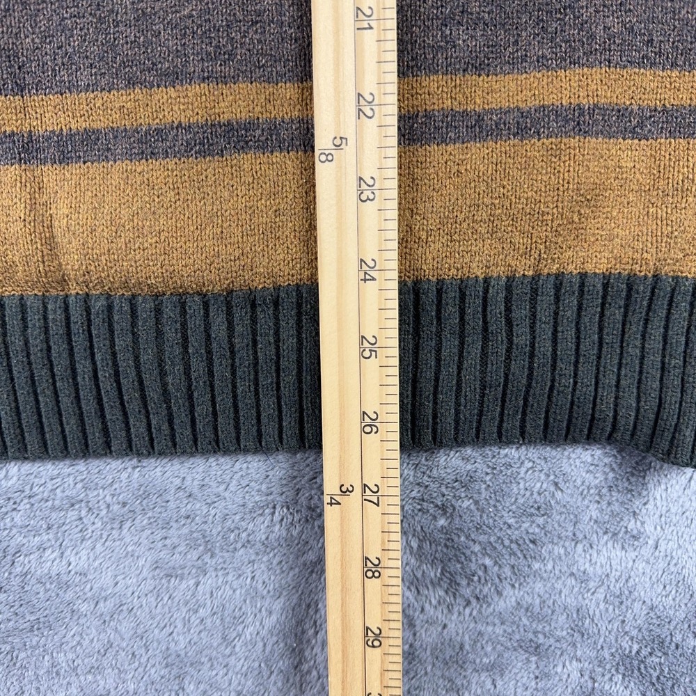 Levi's Sweater Mens Large Multicolor Stripe‎ 100% Cotton Crewneck Pullover - Picture 6 of 7